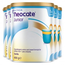 【澳洲直邮】Neocate纽康特Junior氨基酸完全水解奶粉400g 香草味 6罐